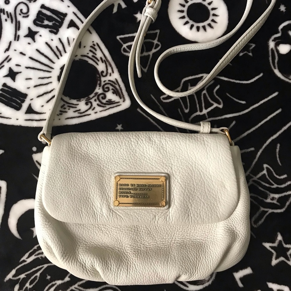 Ivory white Marc Jacobs crossbody